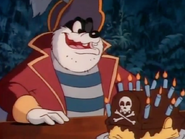 Captain Blackheart celebrates his birthday.