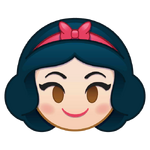 Snow White emoji for Disney Emoji Blitz.