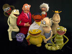 An early Kermit with the Sam and Friends cast