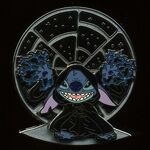 Stitch as Emperor Palpatine/Darth Sidious lightning Pin