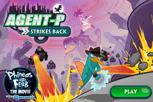 Agent P Strikes Back title screen