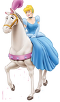 Cinderella on horse