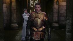 David as Knight of the Round Table.