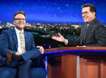 Seth Rogen visits Stephen Colbert