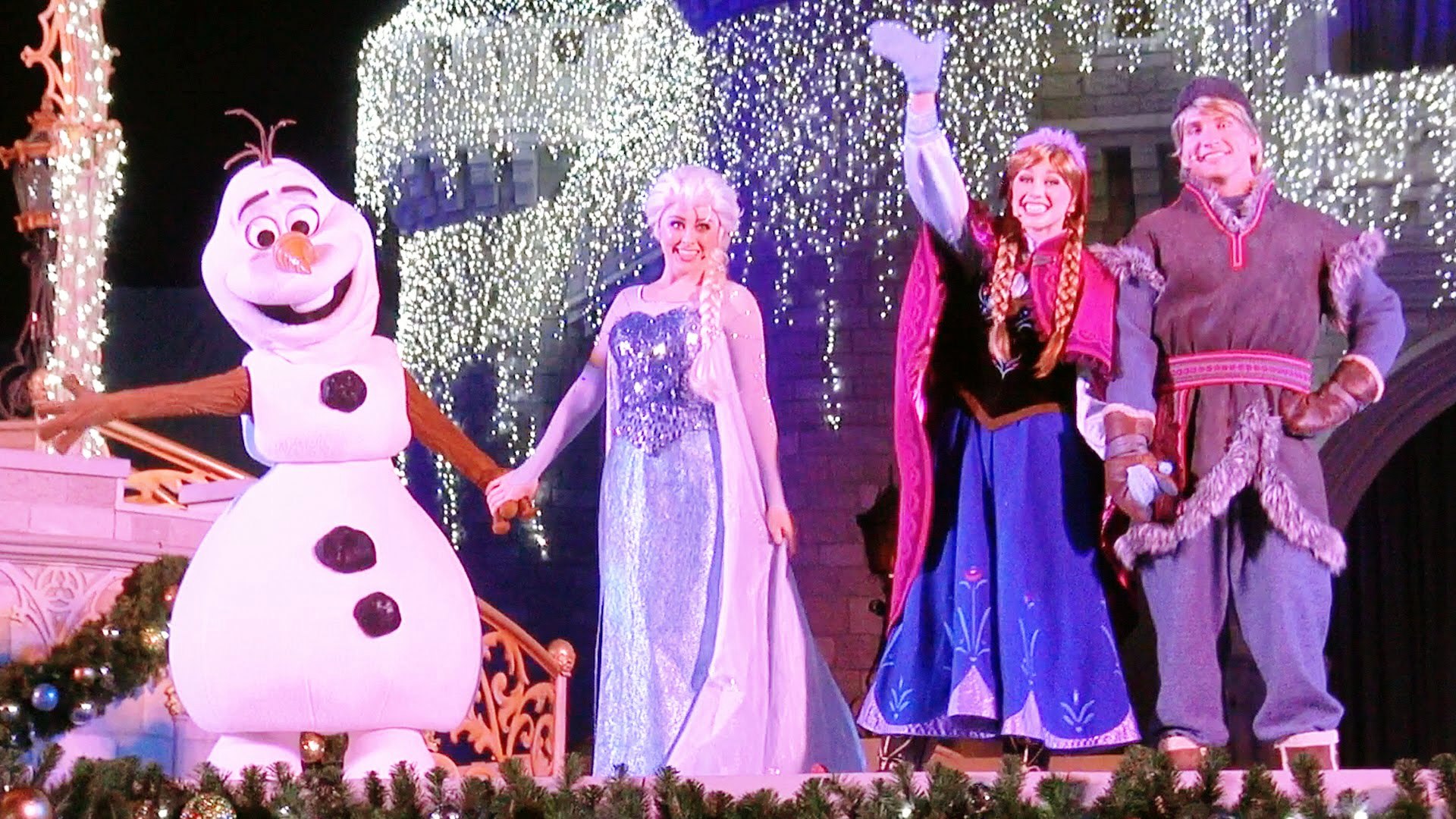 22” Disney Magic Holiday Frozen OLAF Shimmering Magic Lighted Yard Decor 