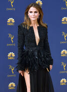 Keri Russell arrives at the 70th annual Emmy Awards in September 2018.