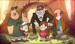 Main characters of Gravity Falls