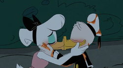 New Gods on the Block! Donald and Daisy Kiss