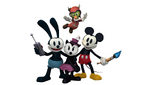Oswald Ortensia Mickey and Gus . Epic Mickey 2 art