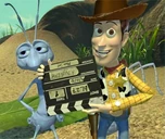 Woody en una toma falsa de A Bug's Life.