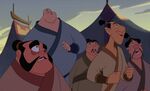 Watching Mulan about to get the arrow from the pole