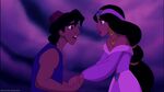 Aladdin trying to explain everything to Jasmine