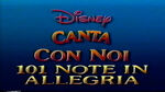 Opening title card to the Italian 1995 VHS known as "101 Note in allegria"