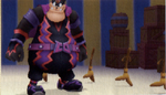 Pete with the Magic Brooms in Kingdom Hearts Birth by Sleep