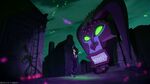 The voodoo spirits are about to take Dr. Facilier to their world for judgment.