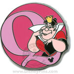 Q Queen of Hearts Pin