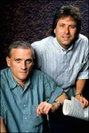 Alan Menken with the late Howard Ashman.