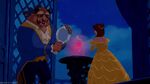 The Beast showing Belle the Enchanted Mirror