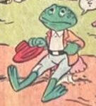 Br'er Frog in the comics strip of Uncle Remus (1960).