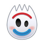 Forky's emoji for Disney Emoji Blitz