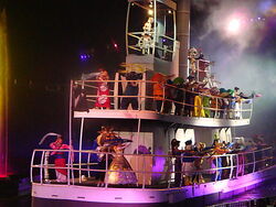 disney studios fantasmic Steamboat Willie in Fantasmic