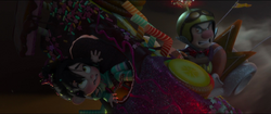 Vanellope kämpft gegen King Candy