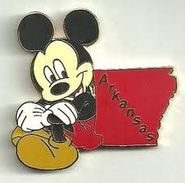 Arkansas Mickey Pin