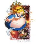 Alice and the White Rabbit in Disney Star Smash.