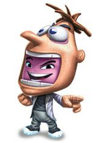 Disfraz del Dr. Doofenshmirtz en Disney Universe.