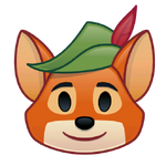 Robin Hood emoji for Disney Emoji Blitz.