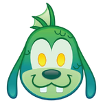 Sea Creature Goofy's emoji for Disney Emoji Blitz.