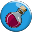 Gummiberry Juice bottle badge on Disney Heroes: Battle Mode