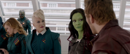 Star-Lord with Gamora and Irani