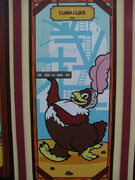 Artwork of Clara Cluck helping with the expansion