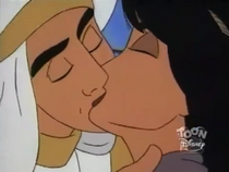 Aladdin & Jasmine Kiss - SandSwitch