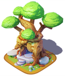 The tree as it appears in Disney Magic Kingdoms