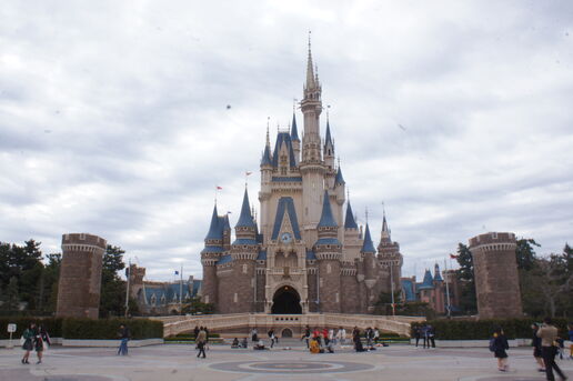 Cinderella Castle of Tokyo Disneyland Japan