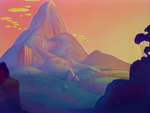 Mount Olympus in Fantasia (1940).