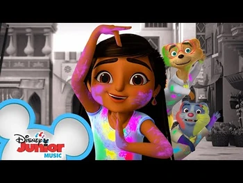 Holi Festival Mystery - Music Video - Mira, Royal Detective - @Disney Junior-2