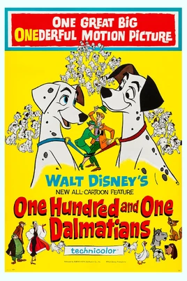 OneHundredAndOneDalmatians1961OfficialTheatricalPoster