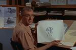 Kahl drawing Tramp in "A Story of Dogs".