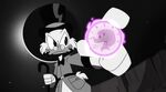 Scrooge seals Magica in his Number #1 dime.