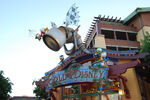 Huey, Dewey and Louie statue as part of the World of Disney store at Downtown Disney