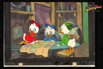 Production cel of Huey, Dewey, and Louie.