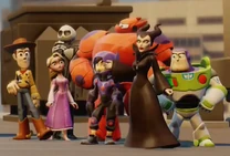 Rapunzel y otros personajes de Disney INFINITY 2.0.