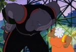 Suga Mama discute con Gantu en Lilo y Stitch: La Serie.