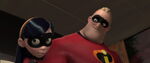 Mr. Incredible notices Violet got her hair back