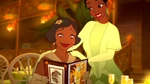 Princessandthefrog 1296.jpg (91 KB) Eudora holding Tiana's restaurant menu with a picture of James with her and Tiana on it