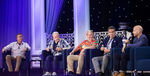 Bill with Rick Dempsey, Jim Cummings, Tony Anselmo, and Bret Iwan at Disney D23 2022