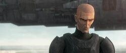 Crosshair left alone on Kamino, still blinded by his loyalty to the Empire.